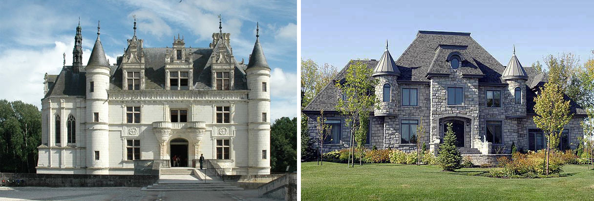 Chateau style house