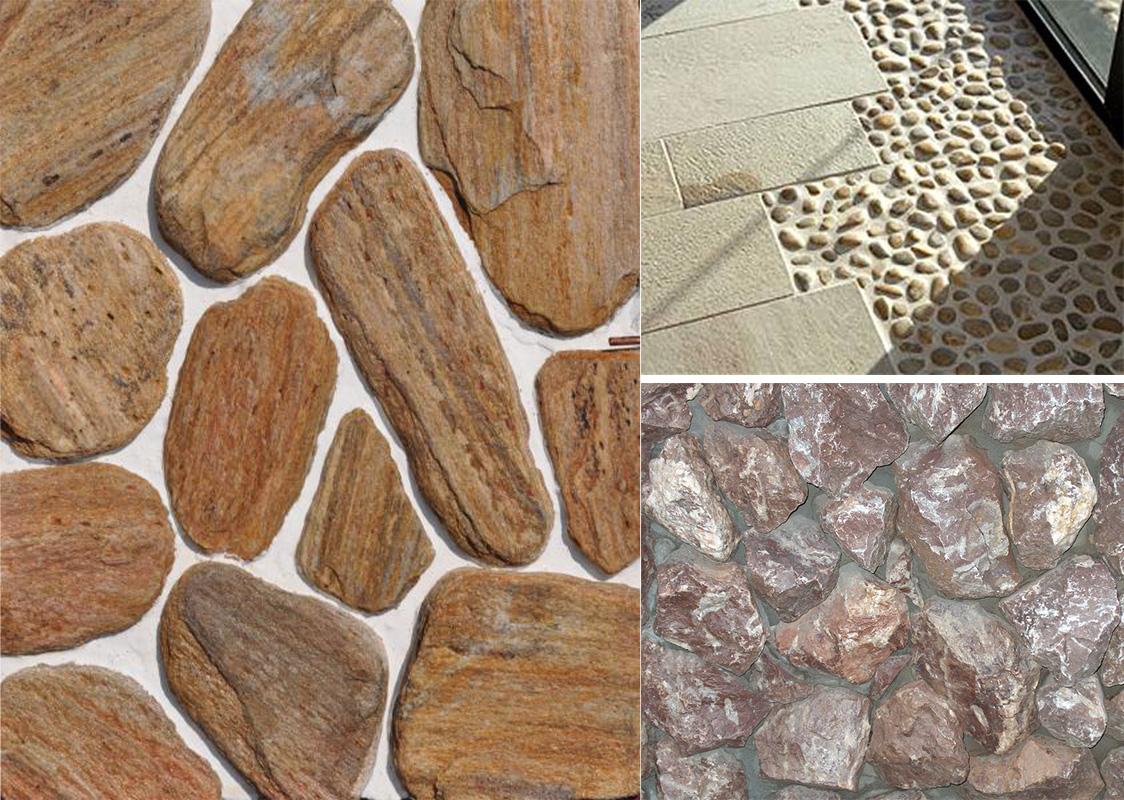 Types of stone processing.