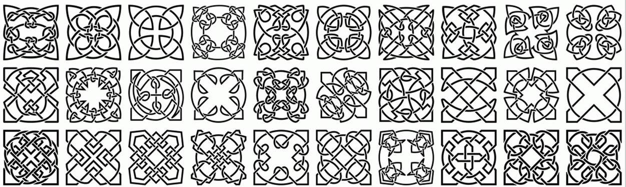 Celtic traditional patterns
