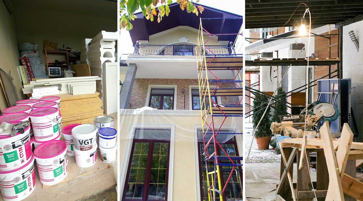 Materials and orderliness on the construction site