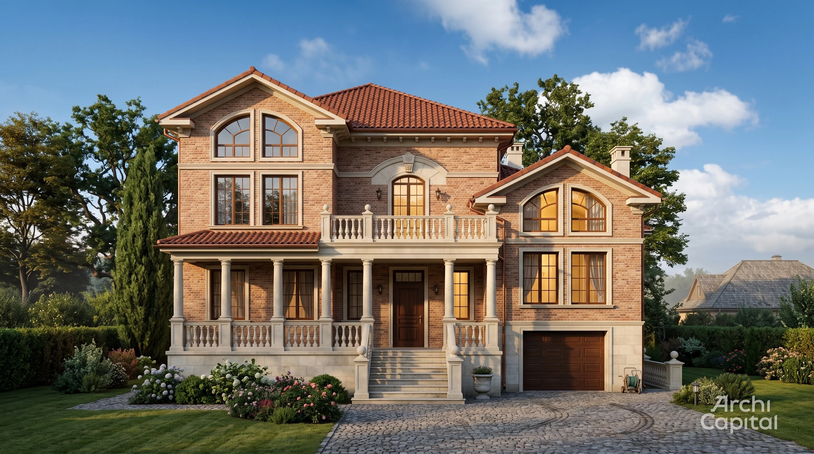 Mediterranean style facade project