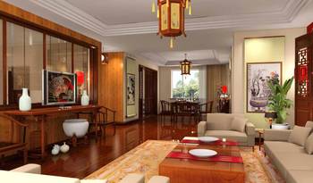 Harmonious East Asian Interior: Tradition and Modernity in a Country House