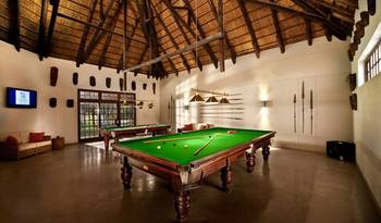 Photo of attic in private house in ethnic style.