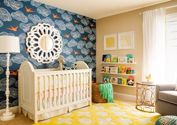 Modern Nursery: Harmony of Bright Accents and Functional Design