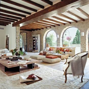 Mediterranean style in private house.