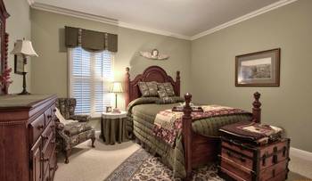 Classic Bedroom in Traditional Style with Elements of Antique Luxury