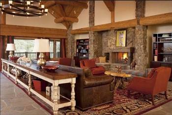  interior in cottage in Chalet style.