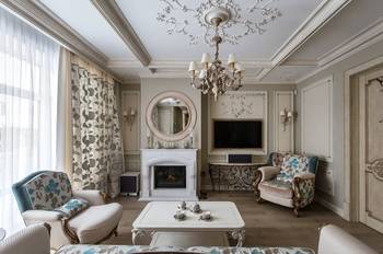  design in private house in renaissance style.