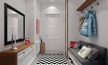 Functional Scandinavian Entryway: Compact and Stylish in a Country House