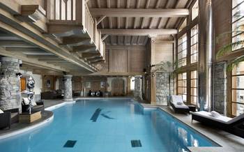 Pool example in cottage in Chalet style.