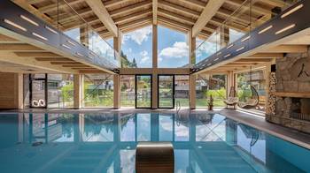 Option of pool in house in Chalet style.