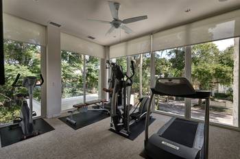 Option of gym in house in contemporary style.