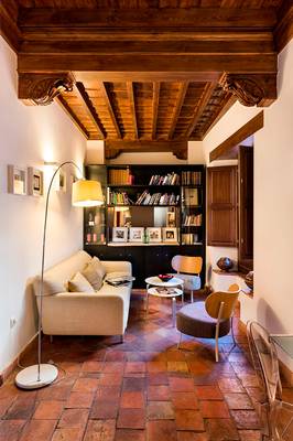 Beautiful example of library in private house in Chalet style.