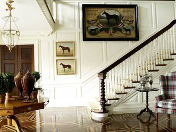 Colonial style in private house.