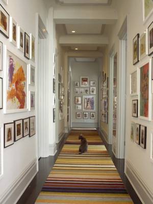 Option of hallway in private house in artistic style.