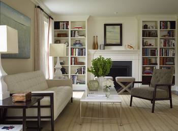 Beautiful example of library in private house in renaissance style.