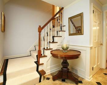Option of stairs in private house in renaissance style.