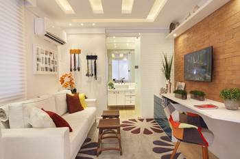 Compact Loft-Style Studio: Functionality and Comfort in a Small Space