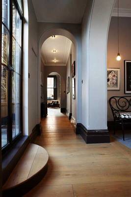 Design of hallway in house in renaissance style.