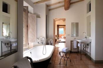 Bathroom in country house.