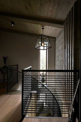 Stairs example in private house in loft style.