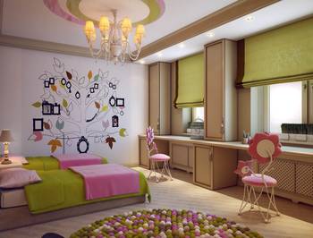 Beautiful design of  in private house in artistic style.