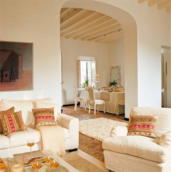 Beautiful design of  in house in Mediterranean style.