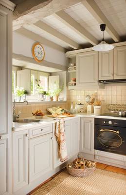 Kitchen in cottage.
