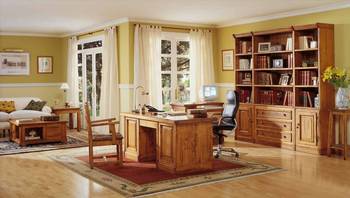Home office in country house.