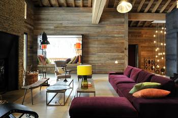  design in private house in Chalet style.