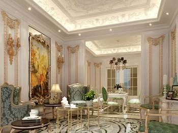 Empire style in private house.