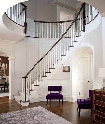 Stairs example in private house in renaissance style.