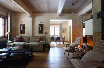 Design of  in house in Chalet style.