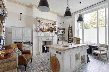 Kitchen in country house.