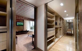 Wardrobe example in private house in artistic style.