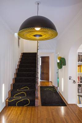 Design of hallway in house in contemporary style.