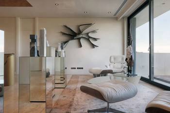  interior in private house in contemporary style.