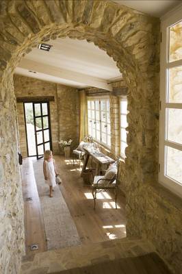 Hallway in cottage.
